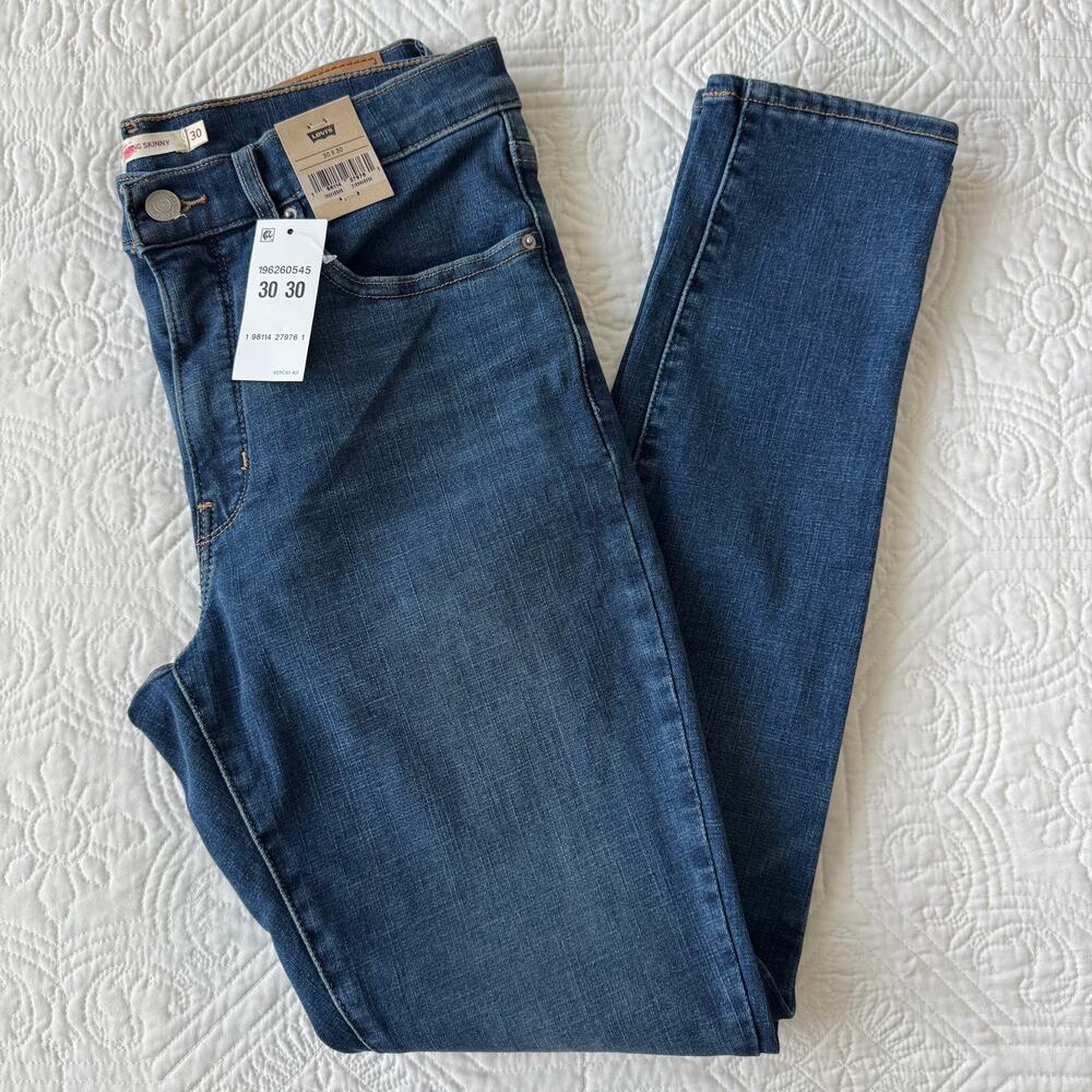 Levi's 311 Shaping Skinny Jeans Stretch Smoothing Mid Rise 30x30 NWT - Picture 7 of 7